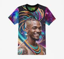 Load image into Gallery viewer, Afro Futuristic Galaxy T-Shirts