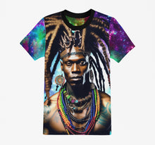 Load image into Gallery viewer, Afro Futuristic Galaxy T-Shirts