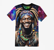 Load image into Gallery viewer, Afro Futuristic Galaxy T-Shirts