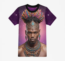 Load image into Gallery viewer, Afro Futuristic Galaxy T-Shirts
