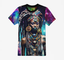 Load image into Gallery viewer, Afro Futuristic Galaxy T-Shirts