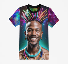 Load image into Gallery viewer, Afro Futuristic Galaxy T-Shirts