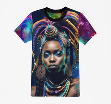 Load image into Gallery viewer, Afro Futuristic Galaxy T-Shirts
