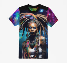 Load image into Gallery viewer, Afro Futuristic Galaxy T-Shirts