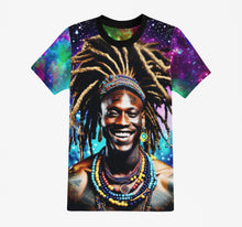 Load image into Gallery viewer, Afro Futuristic Galaxy T-Shirts
