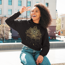 Load image into Gallery viewer, Black & Gold Sacred Geometry Hoodies South Africa
