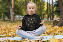 Load image into Gallery viewer, Black & Gold Sacred Geometry Hoodies South Africa