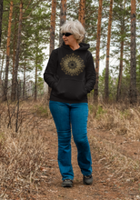 Load image into Gallery viewer, Black & Gold Sacred Geometry Hoodies South Africa
