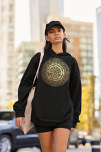 Load image into Gallery viewer, Black & Gold Sacred Geometry Hoodies South Africa