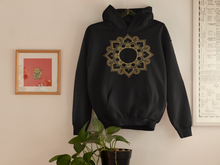 Load image into Gallery viewer, Black & Gold Sacred Geometry Hoodies South Africa