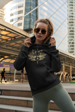 Load image into Gallery viewer, Black & Gold Sacred Geometry Hoodies South Africa