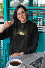 Load image into Gallery viewer, Black & Gold Sacred Geometry Hoodies South Africa