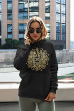 Load image into Gallery viewer, Black & Gold Sacred Geometry Hoodies South Africa