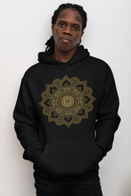 Load image into Gallery viewer, Black & Gold Sacred Geometry Hoodies South Africa