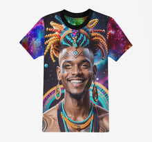 Load image into Gallery viewer, Afro Futuristic Galaxy T-Shirts
