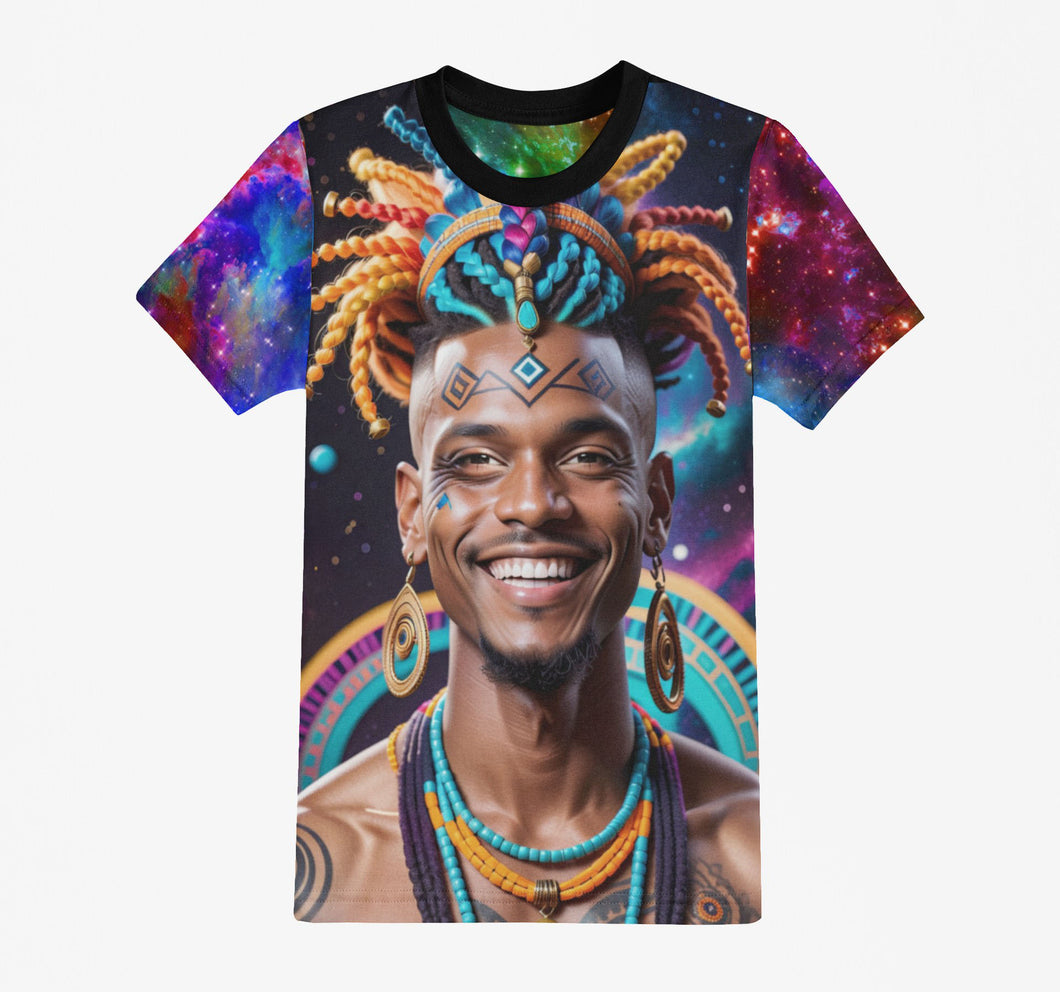 Afro Futuristic Galaxy T-Shirts
