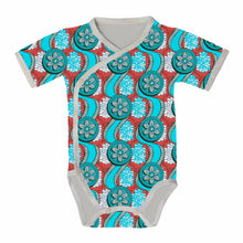 Load image into Gallery viewer, Wrap Around Floral Shwe Shwe Baby Grows
