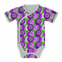 Load image into Gallery viewer, Wrap Around Floral Shwe Shwe Baby Grows
