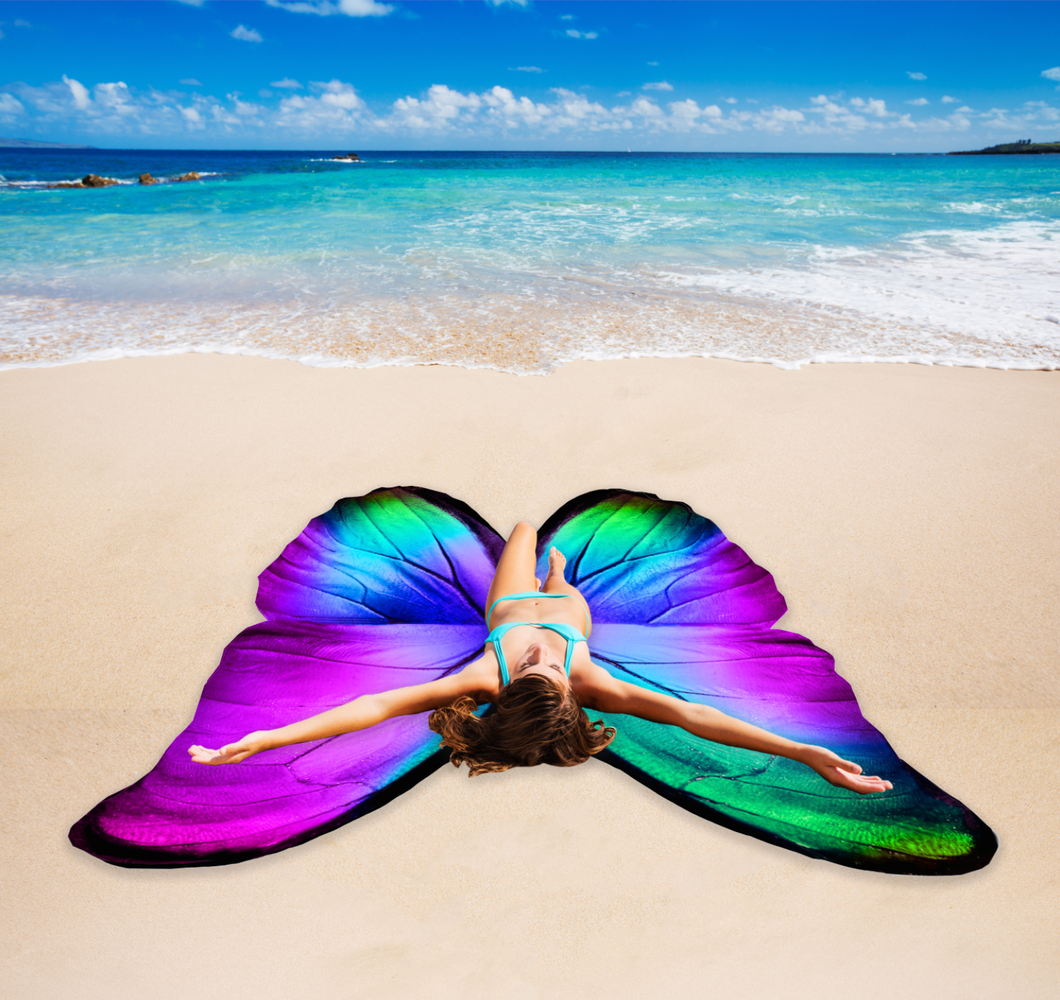 Colourful Butterfly Towels