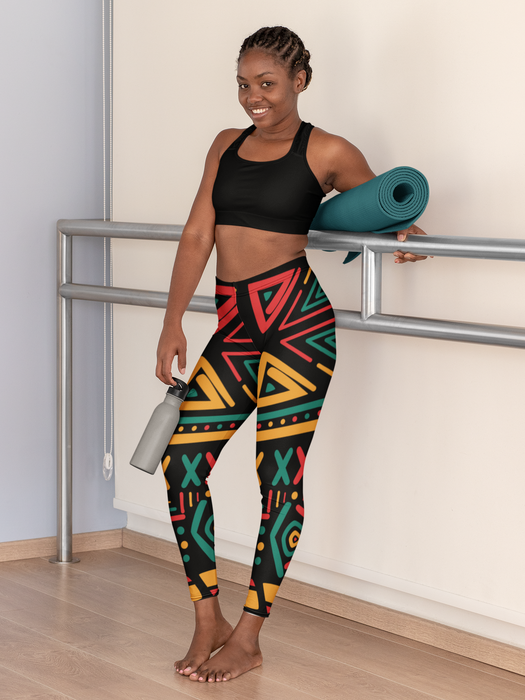 African Print Leggings