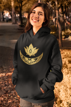 Load image into Gallery viewer, Black &amp; Gold Sacred Geometry Hoodies South Africa
